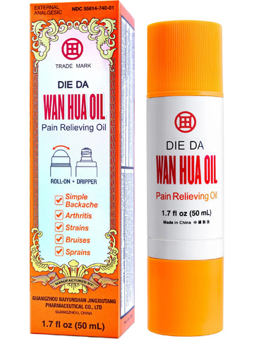 Solstice, Jingxiutang Brand, Die Da Wan Hua Oil (External Analgesic), 1.7 fl oz