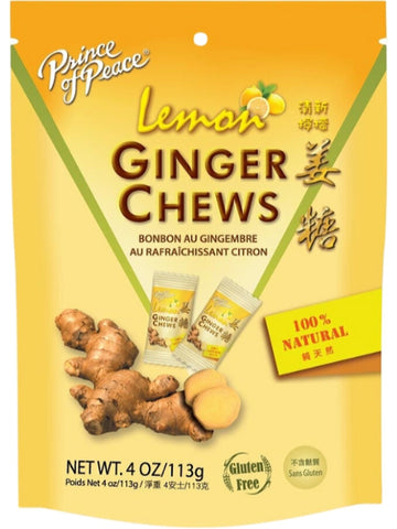 Prince of Peace, Lemon Ginger Chews, 4 oz