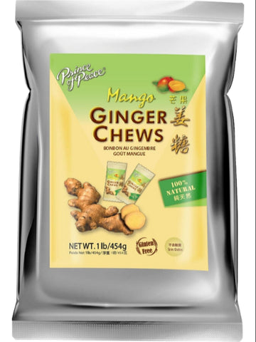 Prince of Peace, Mango Ginger Chews, 1 lb