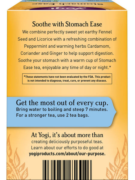 Yogi, Stomach Ease, 16 Tea Bags