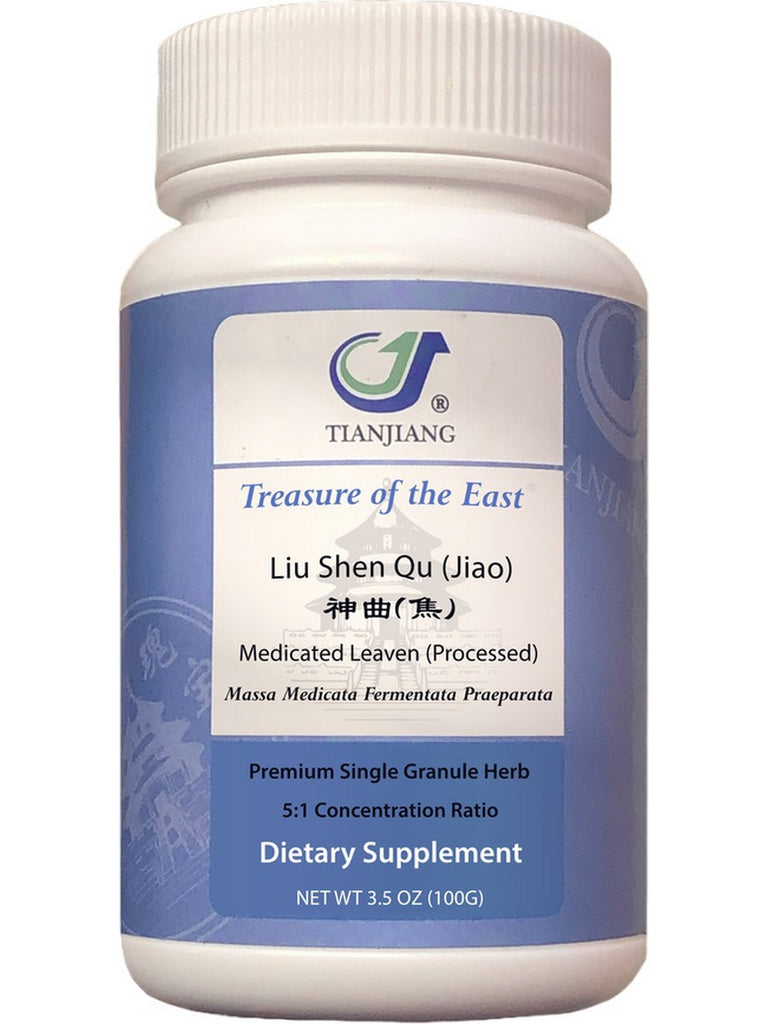 Treasure of the East, Liu Shen Qu (Jiao), Medicated Leaven (Processed), 5:1 Extract Granules, 100 grams