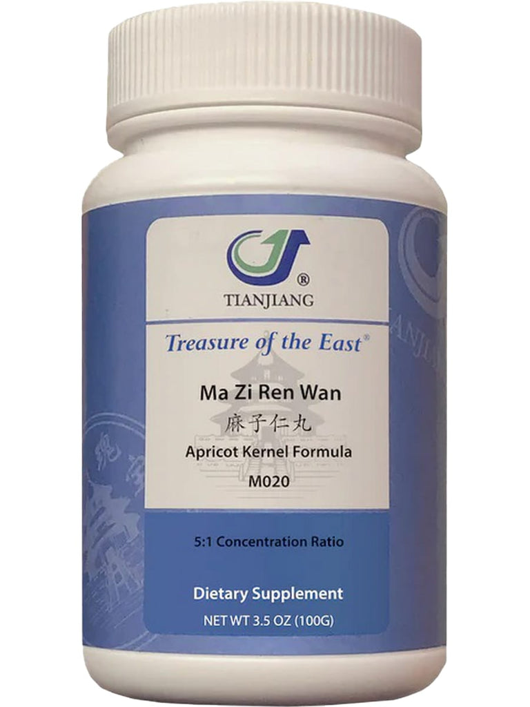 Treasure of the East, Ma Zi Ren Wan, Apricot Kernel Formula, Granules, 100 grams