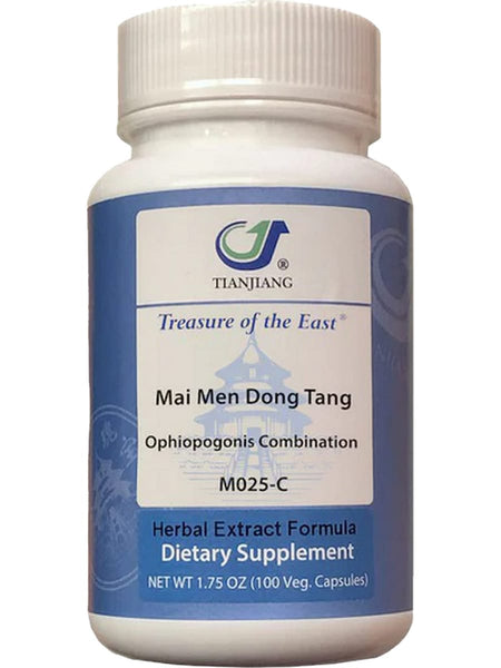 Treasure of the East, Mai Men Dong Tang, Ophiopogon Combination, 100 Vegetarian Capsules