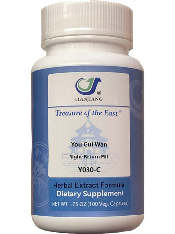 Treasure of the East, You Gui Wan, Right-Return Pill, 100 Vegetarian Capsules