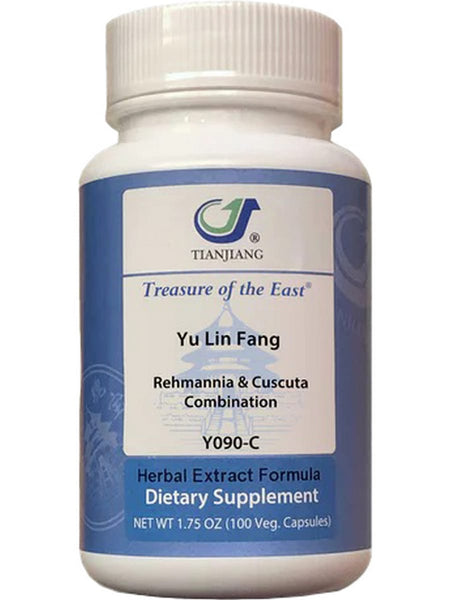 Treasure of the East, Yu Lin Fang, Rehmannia & Cuscuta Combination, 100 Vegetarian Capsules