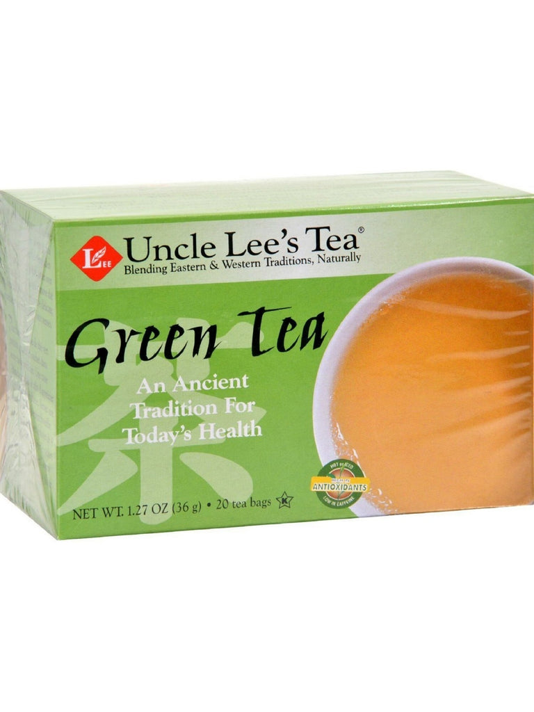 ** 12 PACK ** Uncle Lee's Tea, Green Tea, 20 Tea Bags