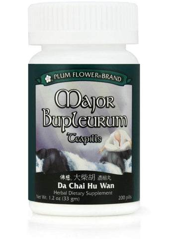 Major Bupleurum Formula, Da Chai Hu Wan, 200 ct, Plum Flower