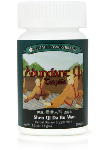 Abundant Qi, Shen Qi Da Bu Wan, 200 ct, Plum Flower