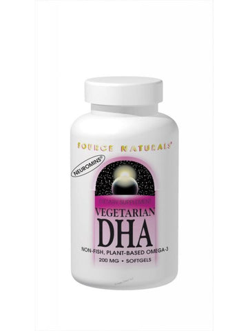 Source Naturals, Vegetarian DHA, 200mg, 60 softgels