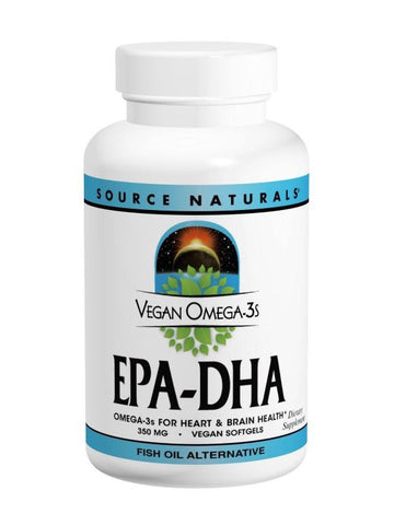 Source Naturals, Vegan Omega-3s EPA-DHA, 300mg, 90 softgels VEGI