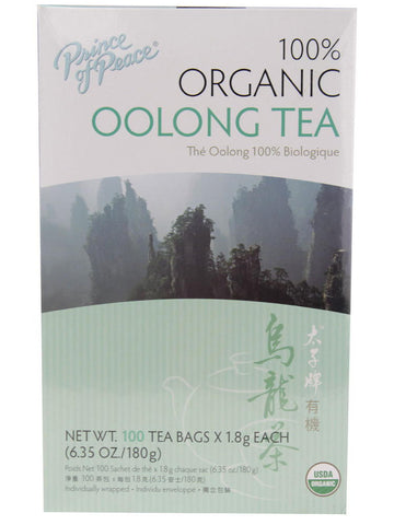 Organic Oolong Tea, 100 teabags, Prince of Peace
