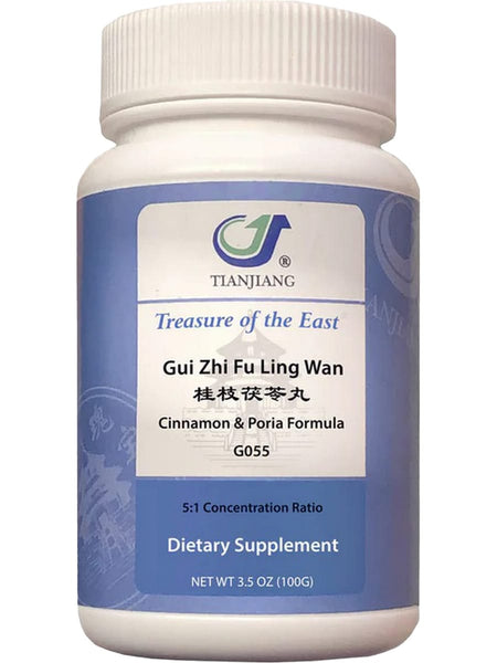 Treasure of the East, Gui Zhi Fu Ling Wan, Cinnamon & Poria Formula, Granules, 100 grams